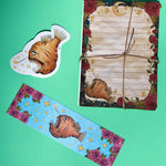 Handmade Magical Moon and Anglerfish Stationery