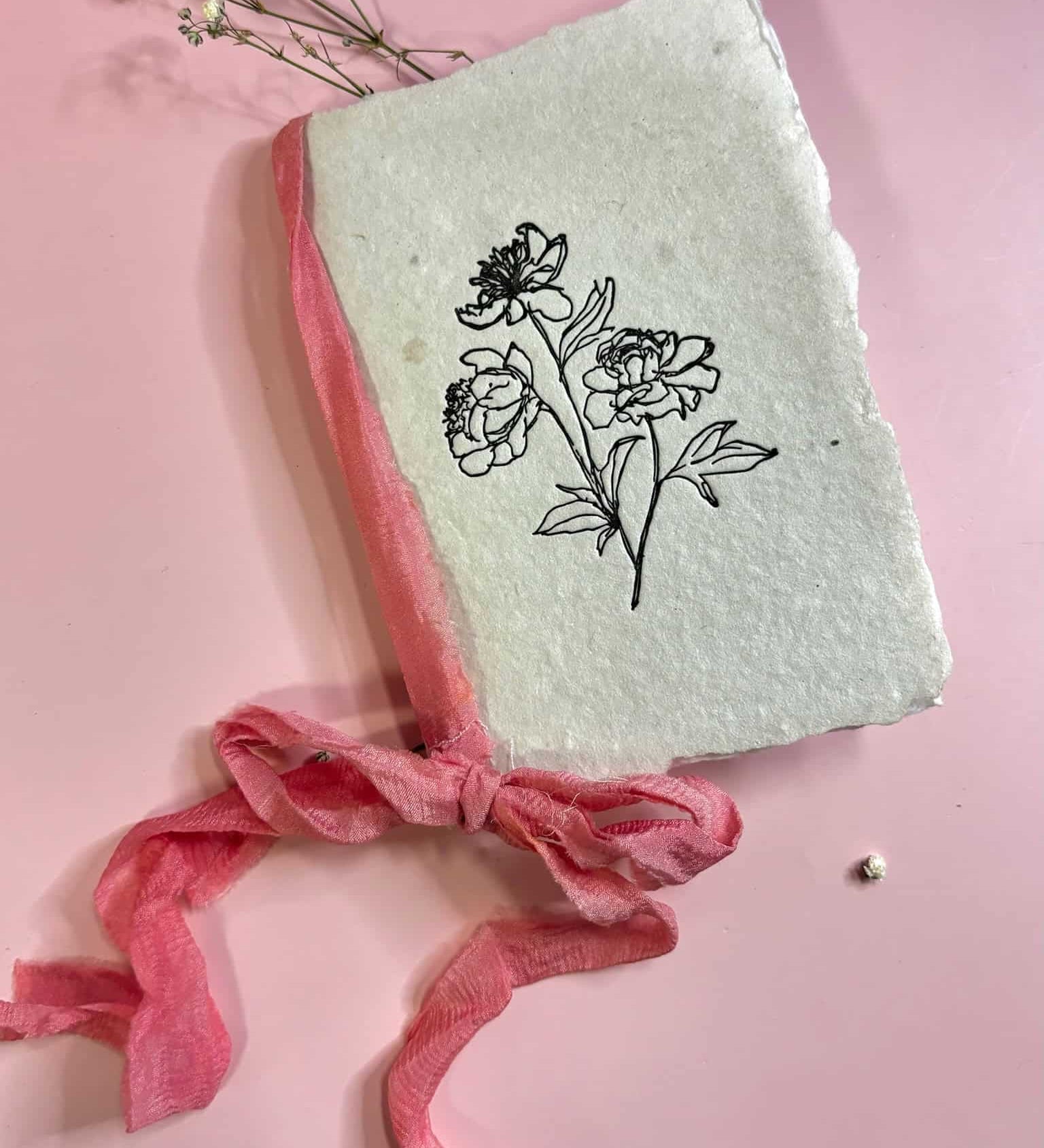 Handmade Botanically Dyed Notebook