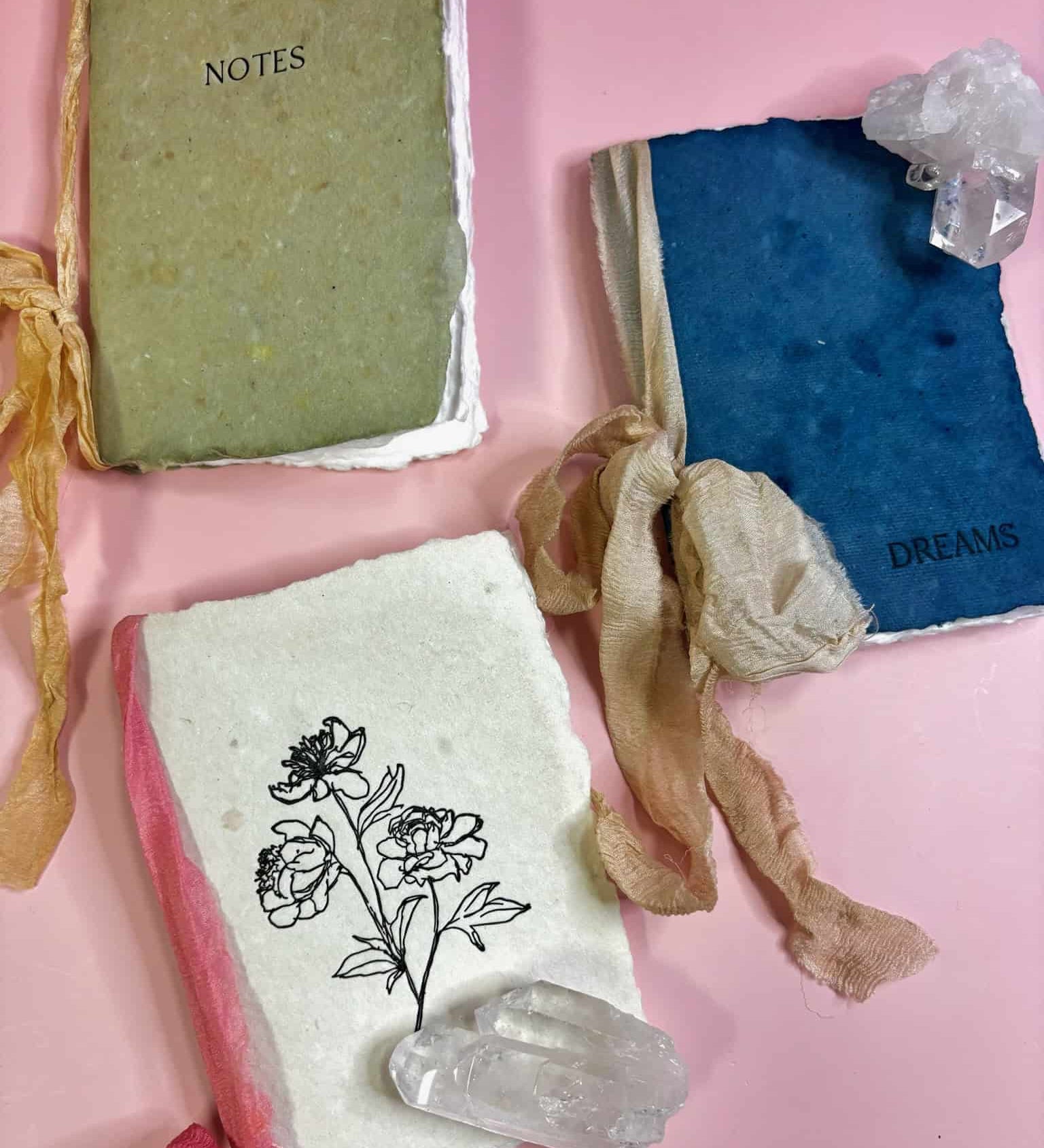 Handmade Botanically Dyed Notebook
