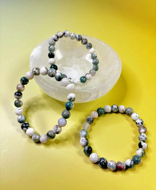 8mm Crystal Beaded Bracelets