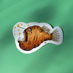 Handmade Anglerfish Sticker