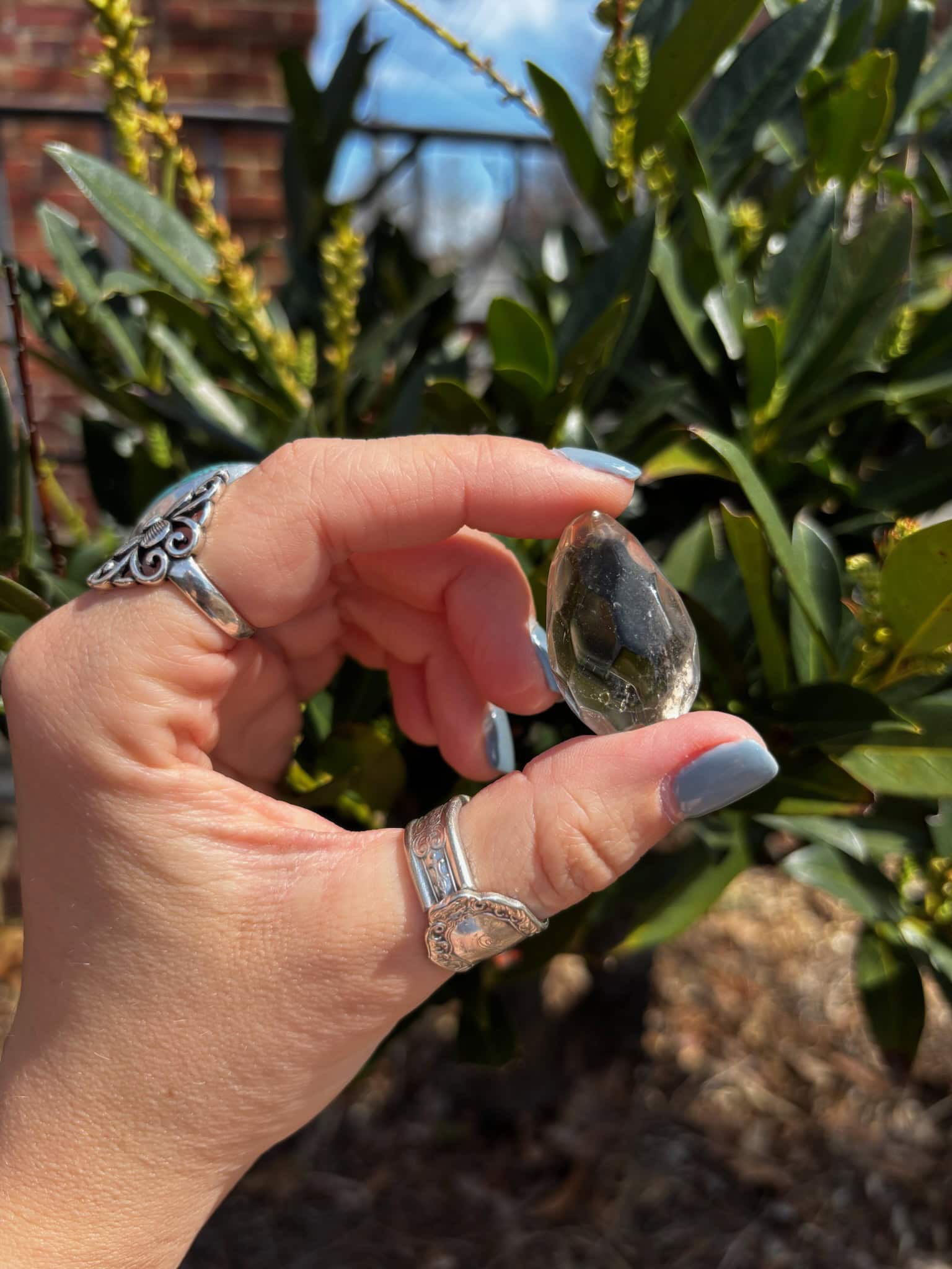 Gemstone Mini Faceted Flame