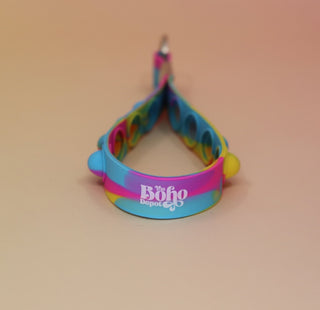 Boho Depot Rainbow Pop-It Keychain Wristlet