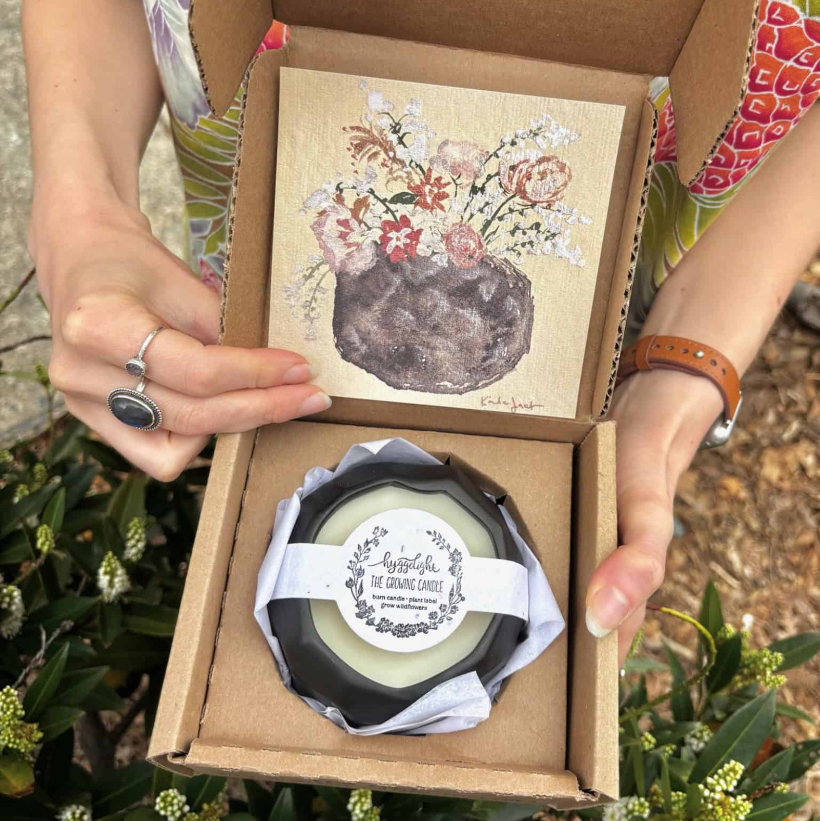 Growing Candle - Ceramic Soy Candle