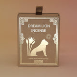 The Creative Imagination Incense Cones box on a pink and yellow background.
