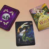 The contents of the Seasons of the Witch - Litha Oracle Card Deck.