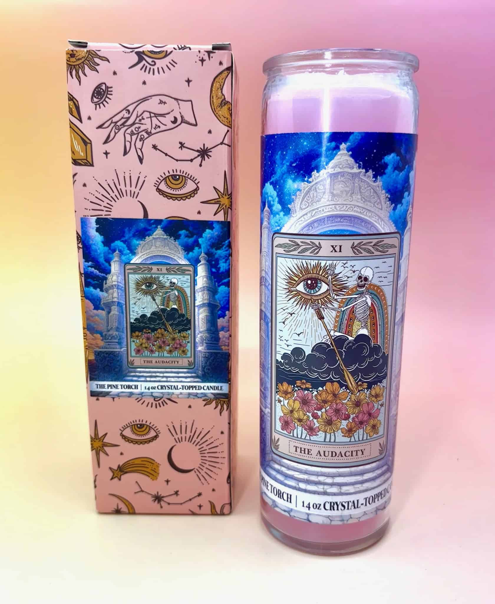 The Audacity - Crystal Topped Altar Candle
