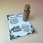 The Cinnamon Blowing Ritual Kit on a pink and yellow background.