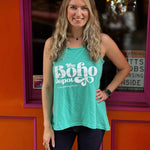 The Boho Depot Logo Tank Top