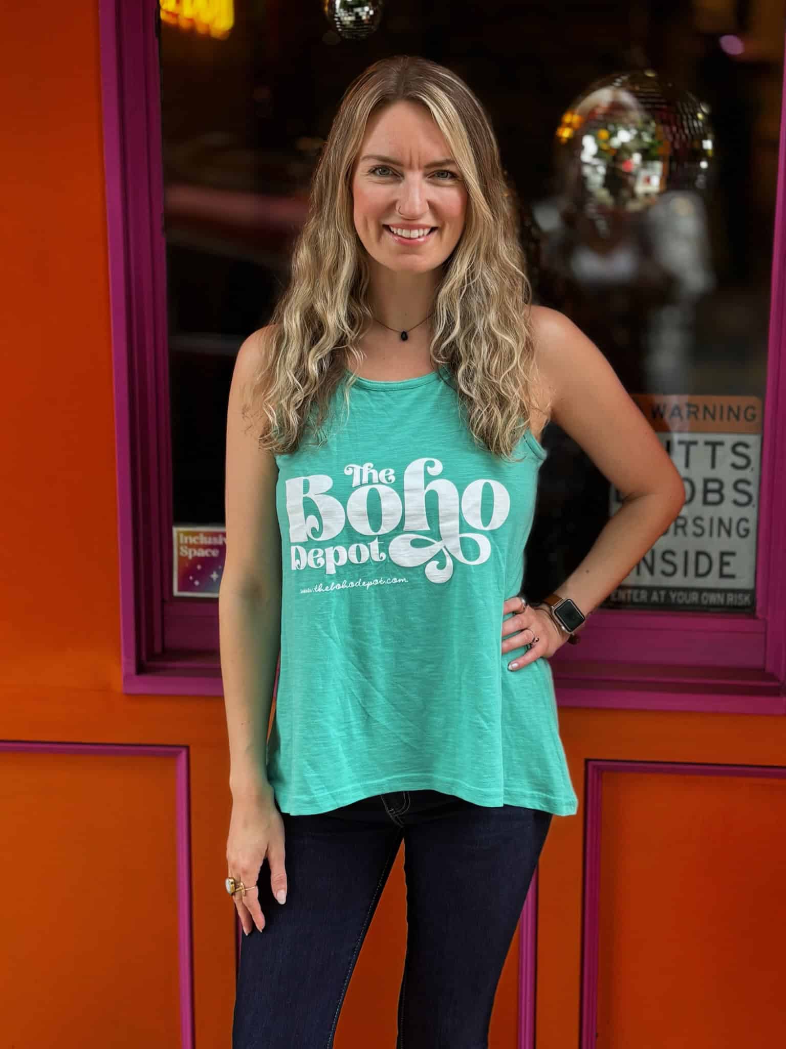 The Boho Depot Logo Tank Top