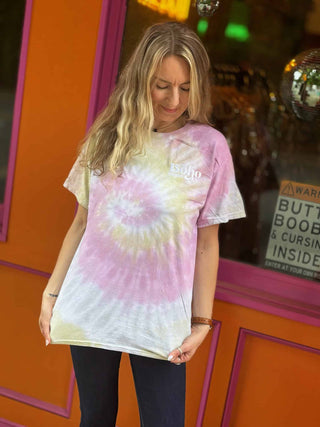 The Boho Depot Tie-Dye Logo T-Shirt