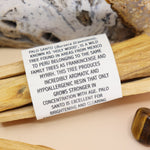 An up close image of the Palo Santo Smudge Bundle by Bohemian Rêves.