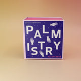 The Palmistry Flashcards by Anna Comerford on a pink and yellow background.