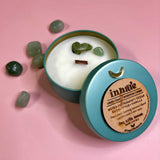 Inhale Candle - Aromatherapy - Peppermint + Eucalyptus