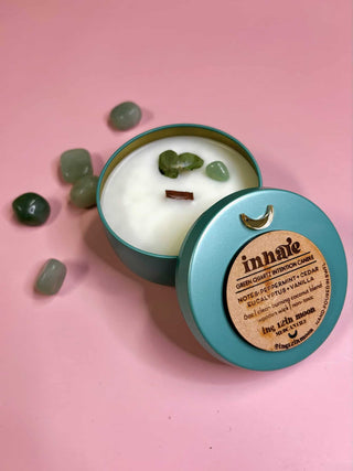 Inhale Candle - Aromatherapy - Peppermint + Eucalyptus