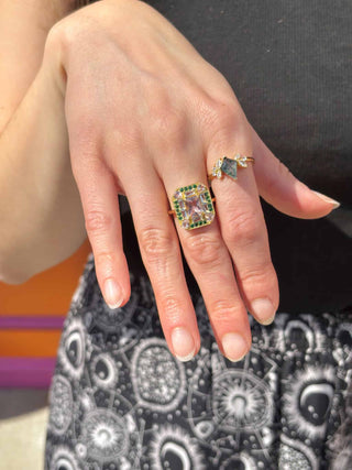 Moss Agate Ring - The Emeliene