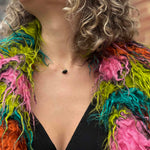 Multicolor Faux Fur Jacket