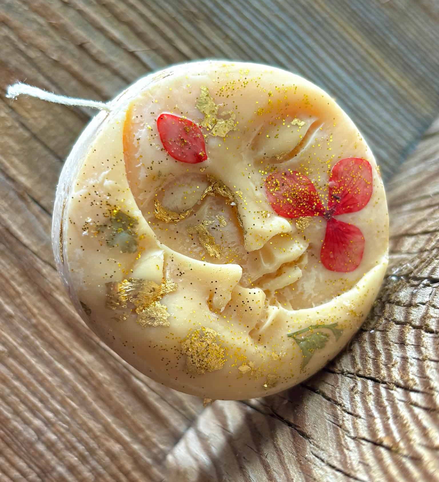 Nag Champa Moon and Sun Candle