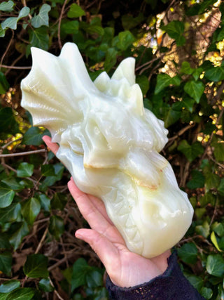 Onyx Crystal Dragon Head