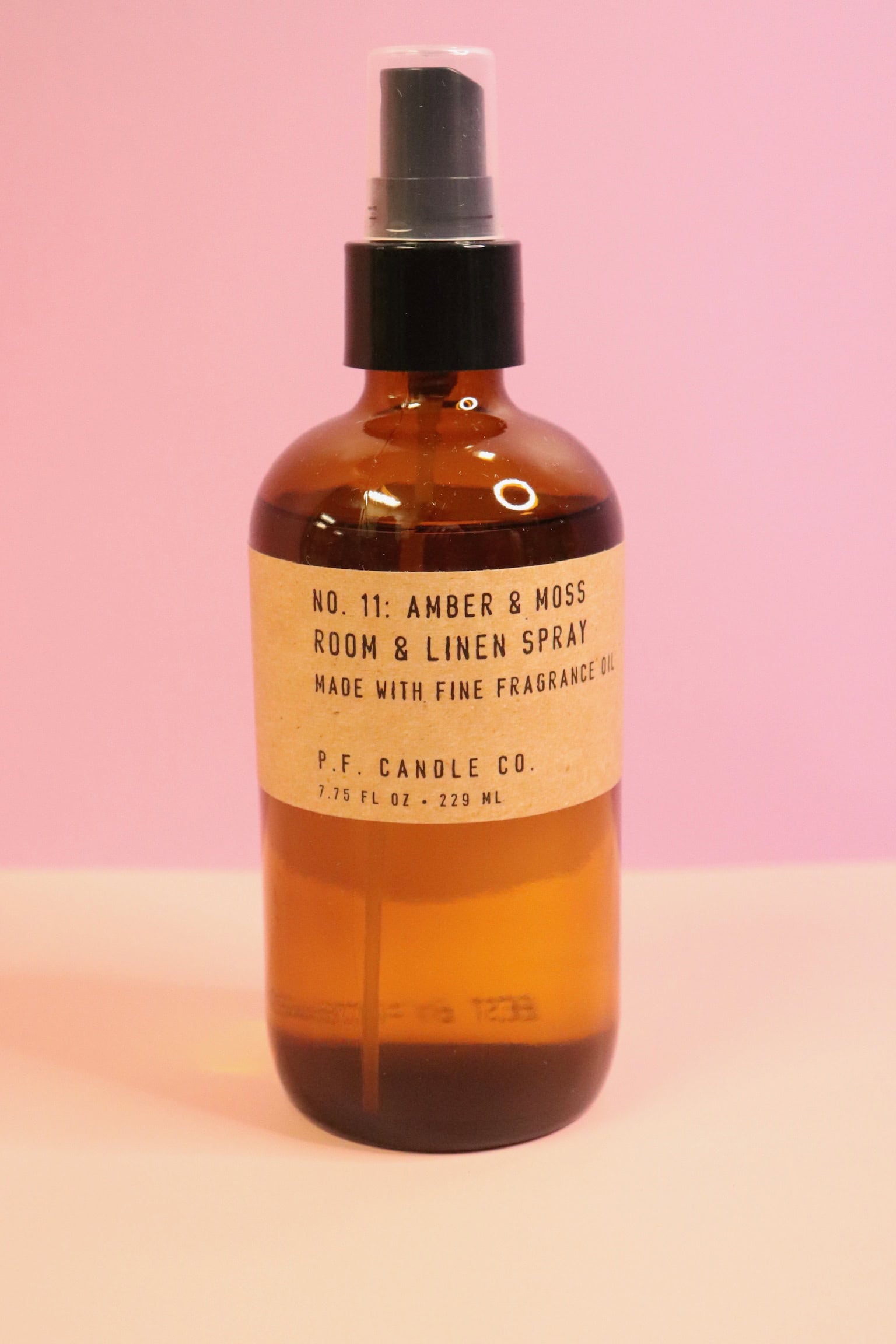 P.F. Candle Amber & Moss - 7.75 fl oz Room & Linen Spray