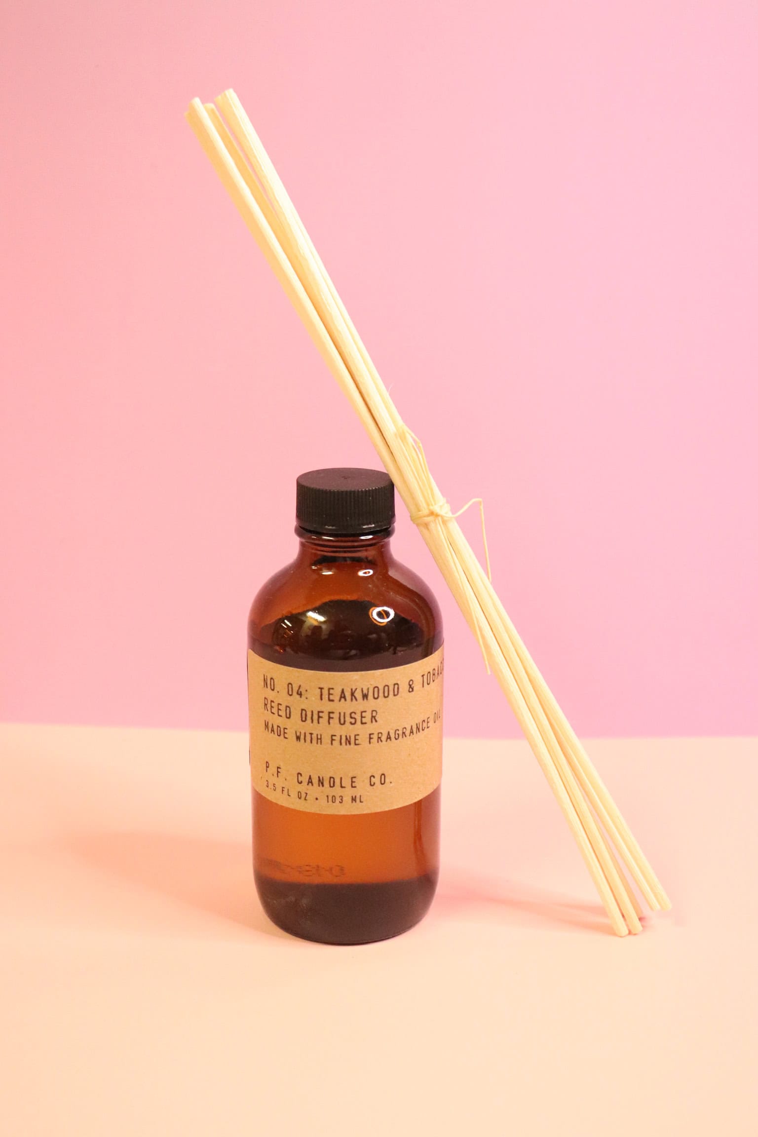 P.F. Candle Co. Teakwood & Tobacco Reed Diffuser
