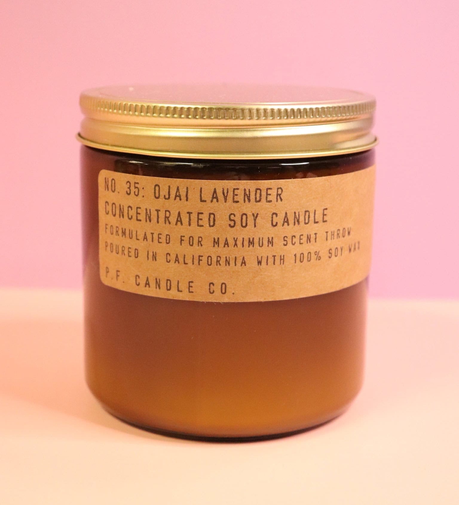 P.F. Candle Co. Ojai Lavender - 12.5 oz Large Soy Candle