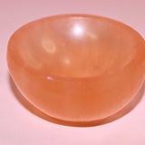 Peach Selenite Bowls 6cm