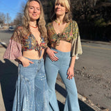 Patchwork Paisley Crop Top