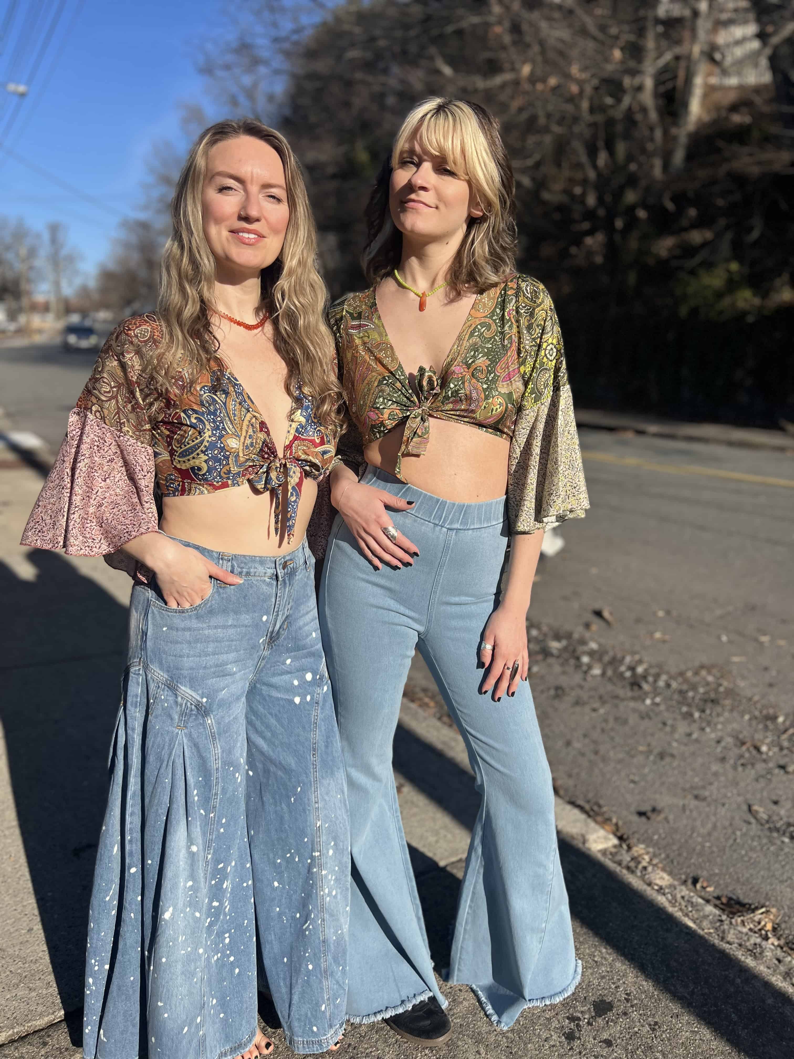 Patchwork Paisley Crop Top
