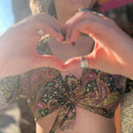 Patchwork Paisley Crop Top