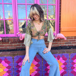 Patchwork Paisley Crop Top