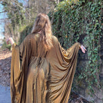 1970s Metallic Gold Batwing Caftan by Smak Parlour