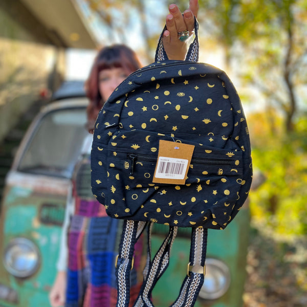 celestial mini backpack Tiny Moon – The Boho Depot FISHING REEL, Caiman DJ151, add this witchy mini Model:Black black-friday-cyber-monday