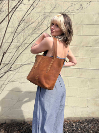 Florence Brown Leather Handbag