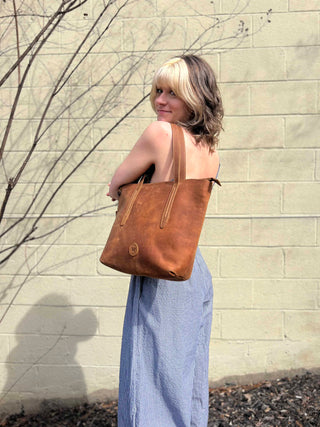 Florence Brown Leather Handbag