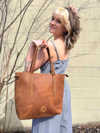 Florence Brown Leather Handbag