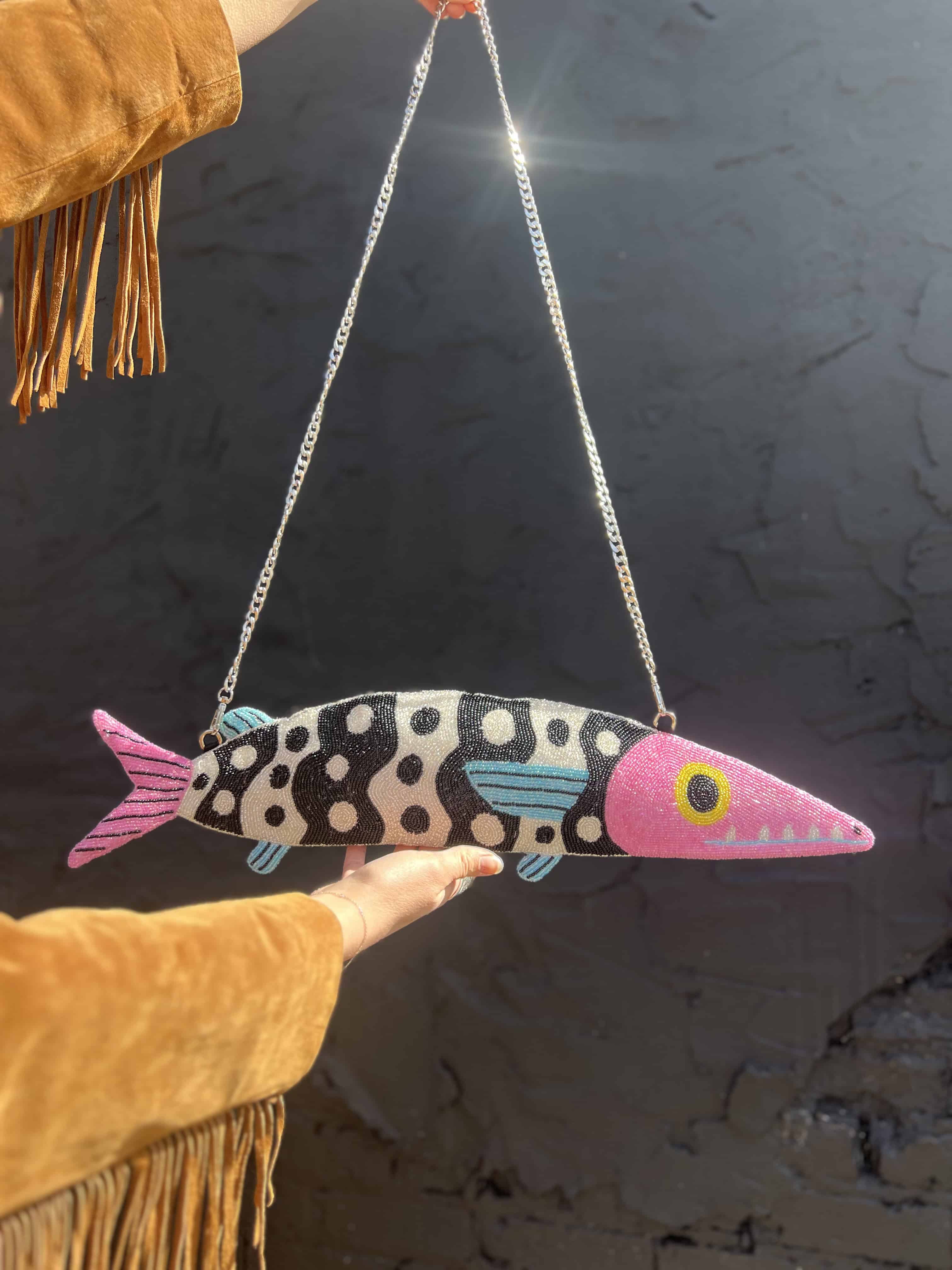 Fish Baguette Handbag