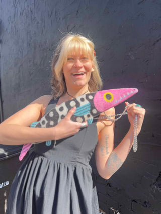Fish Baguette Handbag