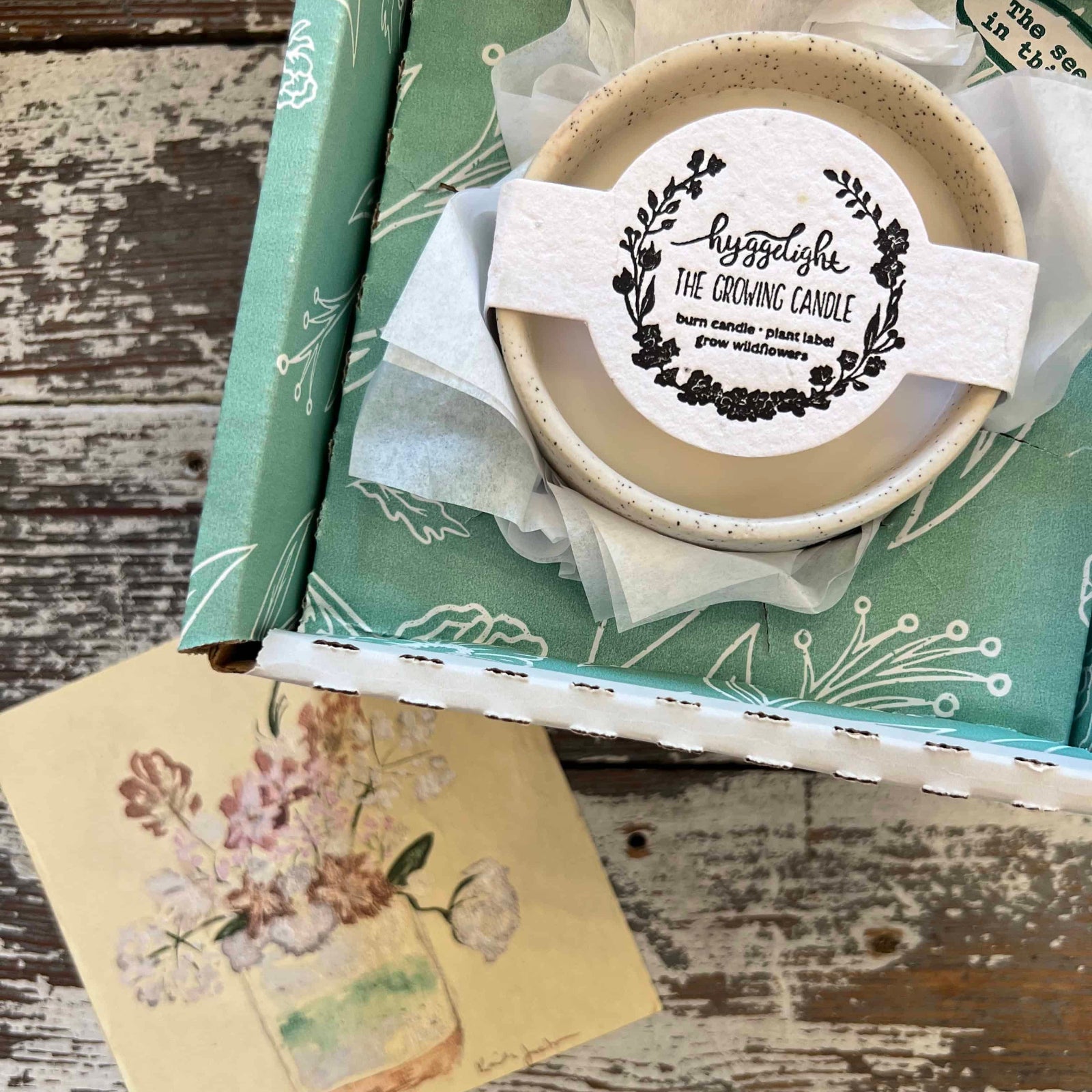 Growing Candle - Ceramic Soy Candle