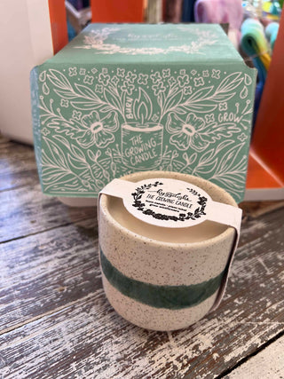 Growing Candle - Ceramic Soy Candle