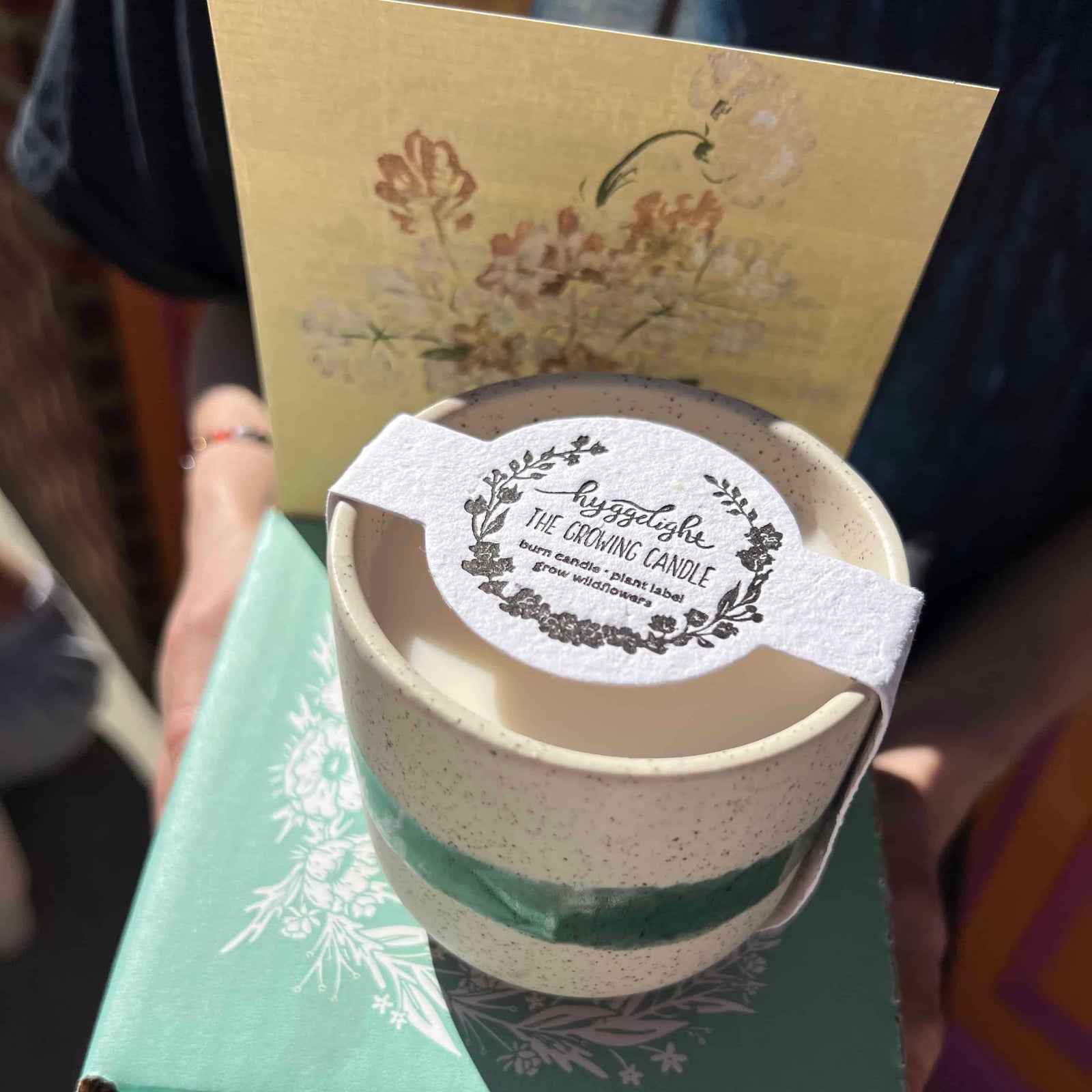 Growing Candle - Ceramic Soy Candle