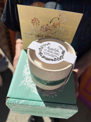 Growing Candle - Ceramic Soy Candle