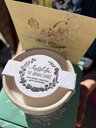 Growing Candle - Ceramic Soy Candle
