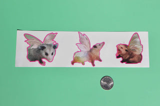 Possum Fairy Die-Cut Stickers – 3 Pack