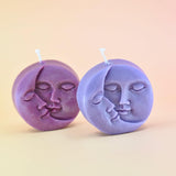 Mini Purple Moon Candle