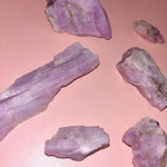 Natural Kunzite Crystal Raw