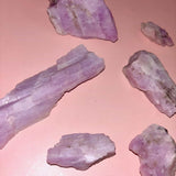 Natural Kunzite Crystal Raw