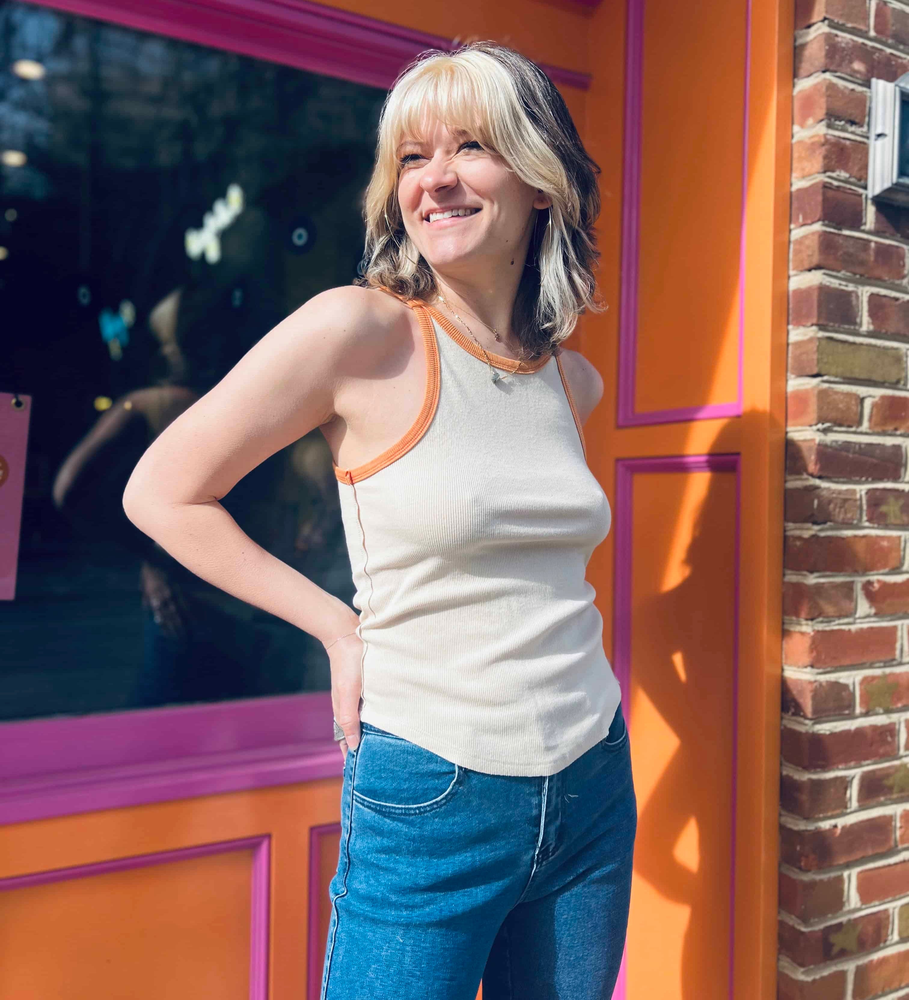 Retro Knit Tank Top
