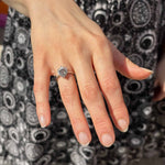 Black Rutilated Quartz Ring