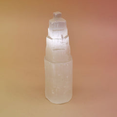 Crystal water bottle on a gradient background